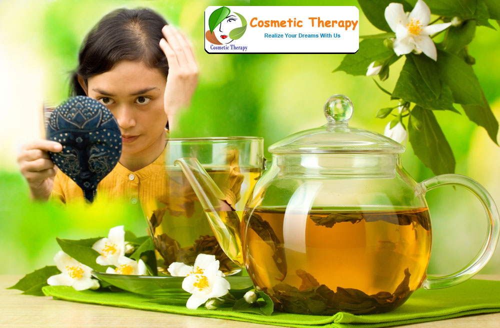 green tea for prevention of hair loss