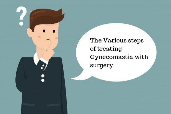 The Various steps of treating Gynecomastia with surgery